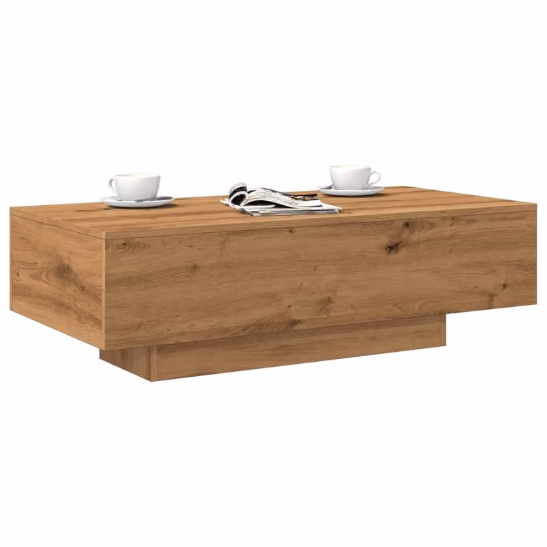 Maison Exclusive - Tavolino Artisan in rovere 100x49,5x31 cm Materiale ligneo