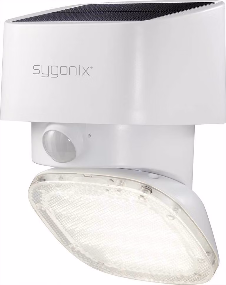Sygonix SY-4673534 Applique solare da esterno con rilevatore di movimento LED LED installato in modo permanente 20 W Bianco