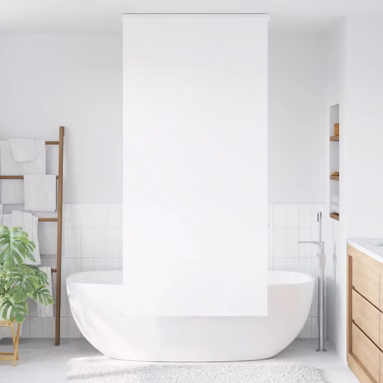 vidaXL Tenda a Rullo Doccia con Cassonetto 100x240cm Larghezza Tessuto