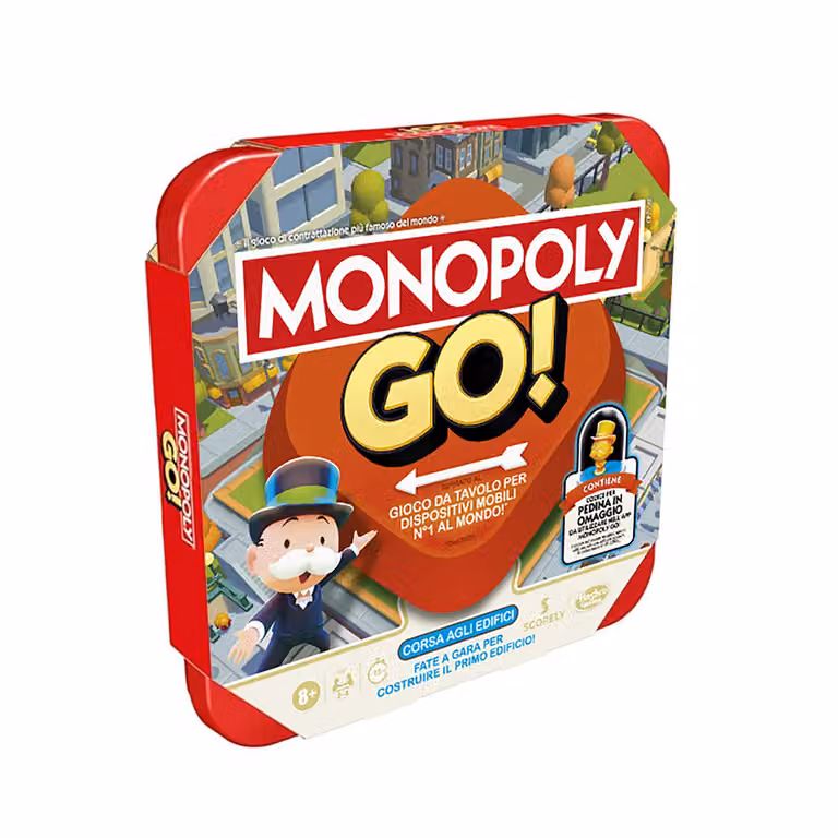 Hasbro Monopoly GO! Gioco da Tavolo Multicolore