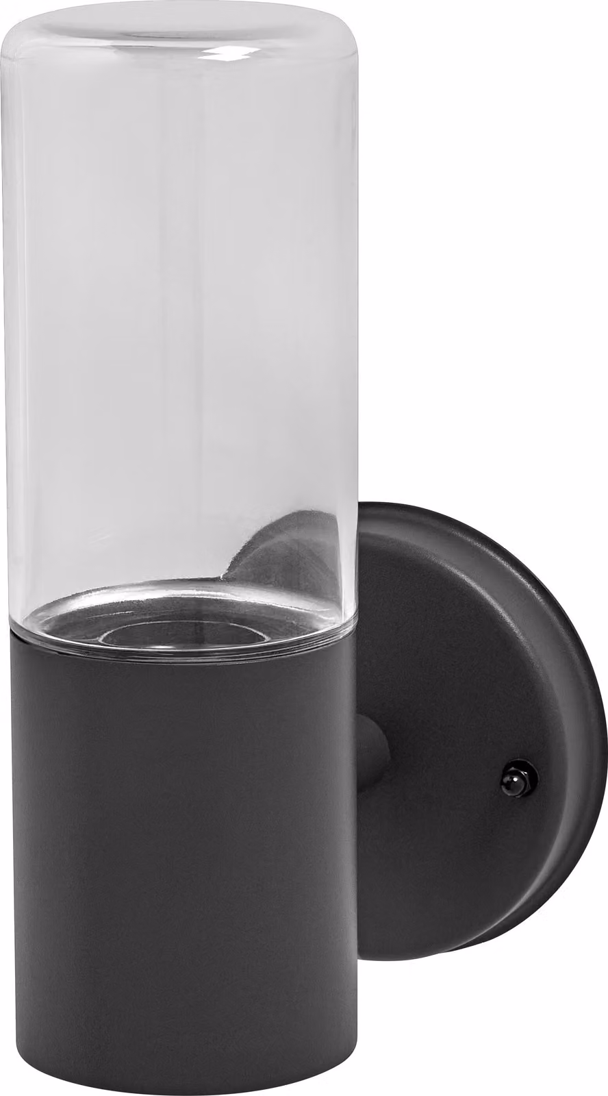LEDVANCE ENDURA CLASSIC FIGO CYL W luce per esterni, luce a parete, grigio scuro, acciaio inox, installazione rapida e semplice, classe di protezione IP44, uso esterno flessibile