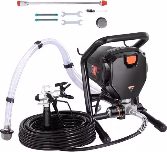 Spruzzatore Airless Elettrico SucceBuy Nero 3000PSI per Pittura Pareti