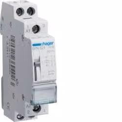 Interruttore remoto 2 contatti NA 24V AC 12V DC 16A 1PLE Hager EPN524