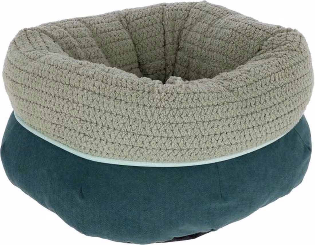 Azomor®: morbido e confortevole lettino per animali domestici di forma rotonda con bordi alti, per gatti e cani di piccola taglia