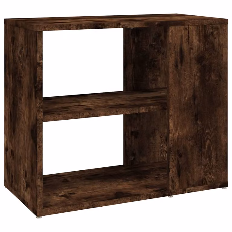 Mobiletto Laterale Rovere Fumo 60x30x50 cm in Legno Multistrato