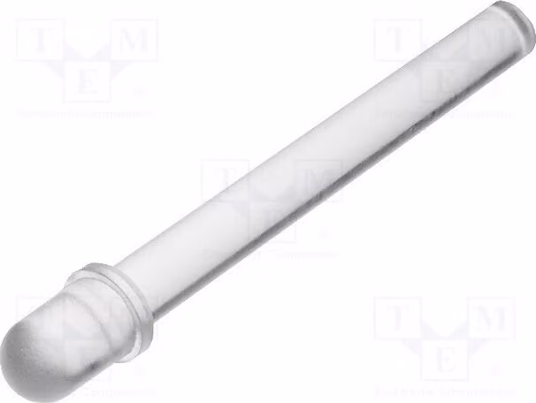 1 fibra ottica per LED, diametro 5 mm, rotonda, dritta, modello PLP5-1500, per tecnologia LED