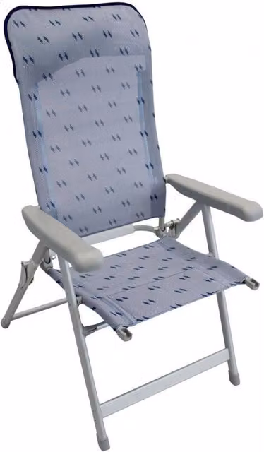 Poltrona Ischia 77x63x122 h cm in Textilene Azzurro