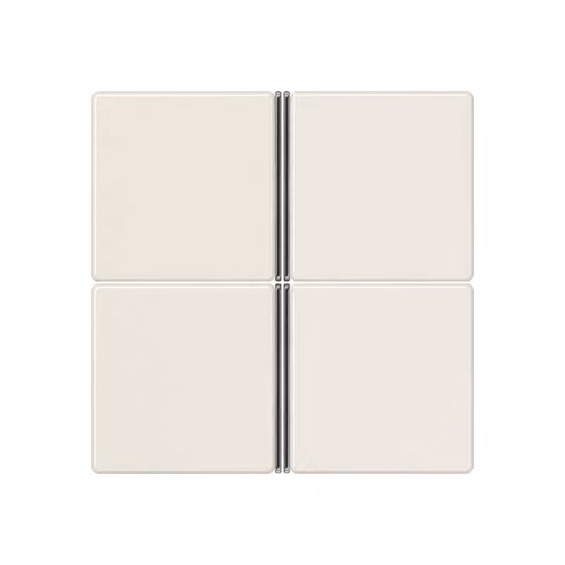 Set di tasti Jung A404TSA a 4 tasti, completamente bianco