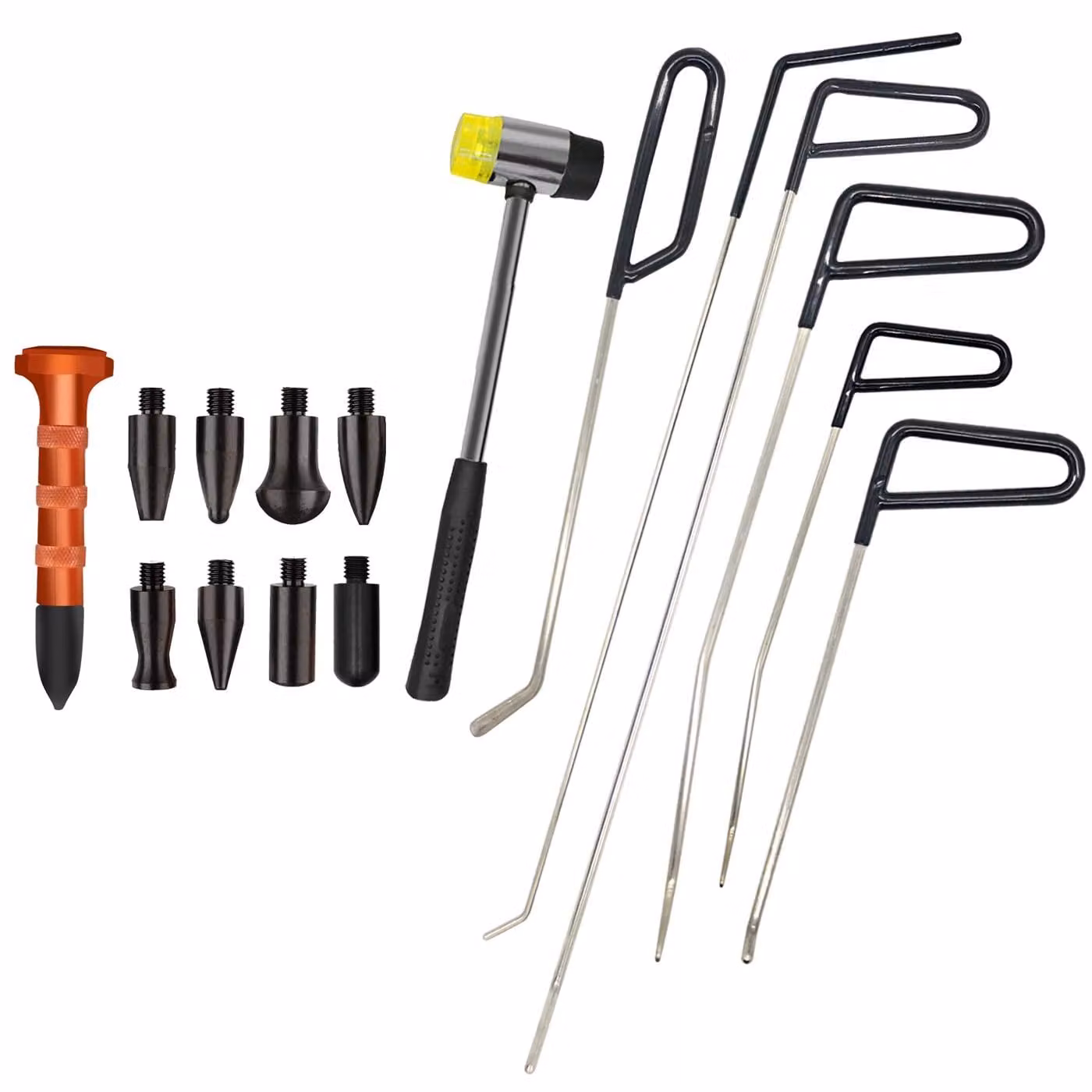 Kit per la riparazione di ammaccature automobilistiche senza danneggiare la carrozzeria