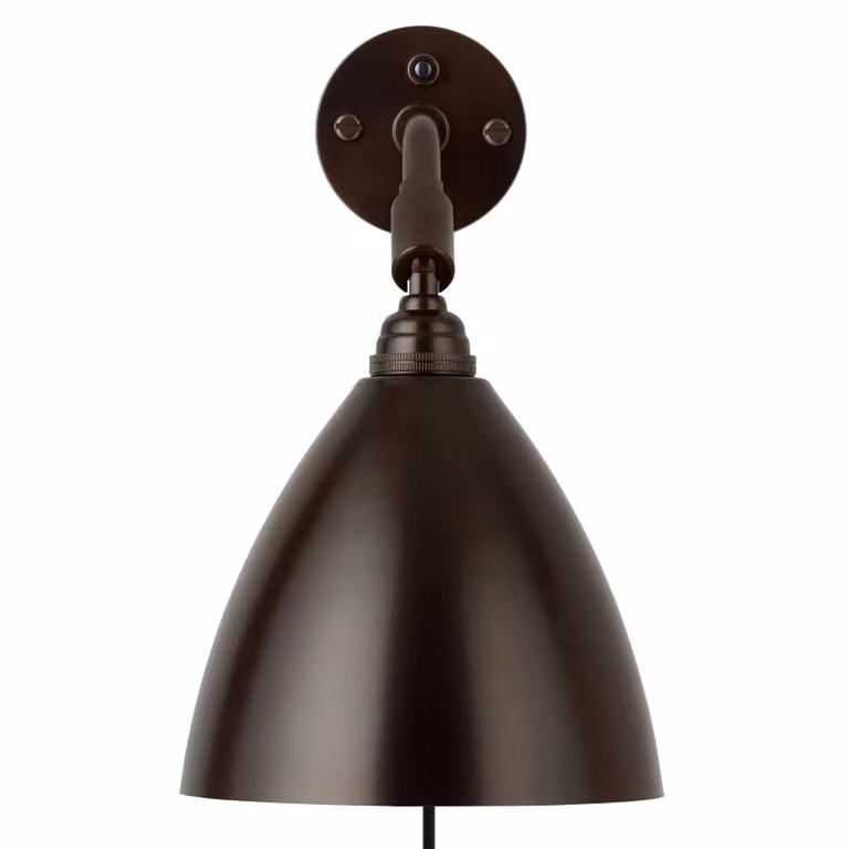 GUBI Applique da parete di design Bestlite BL7, Nero, Soggiorno / Sala da pranzo, Metallo, Design, Applique
