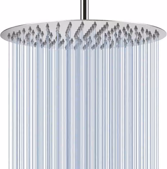 Testa d'acqua per doccia 16 pollici - Acciaio inossidabile lussuoso - Design moderno