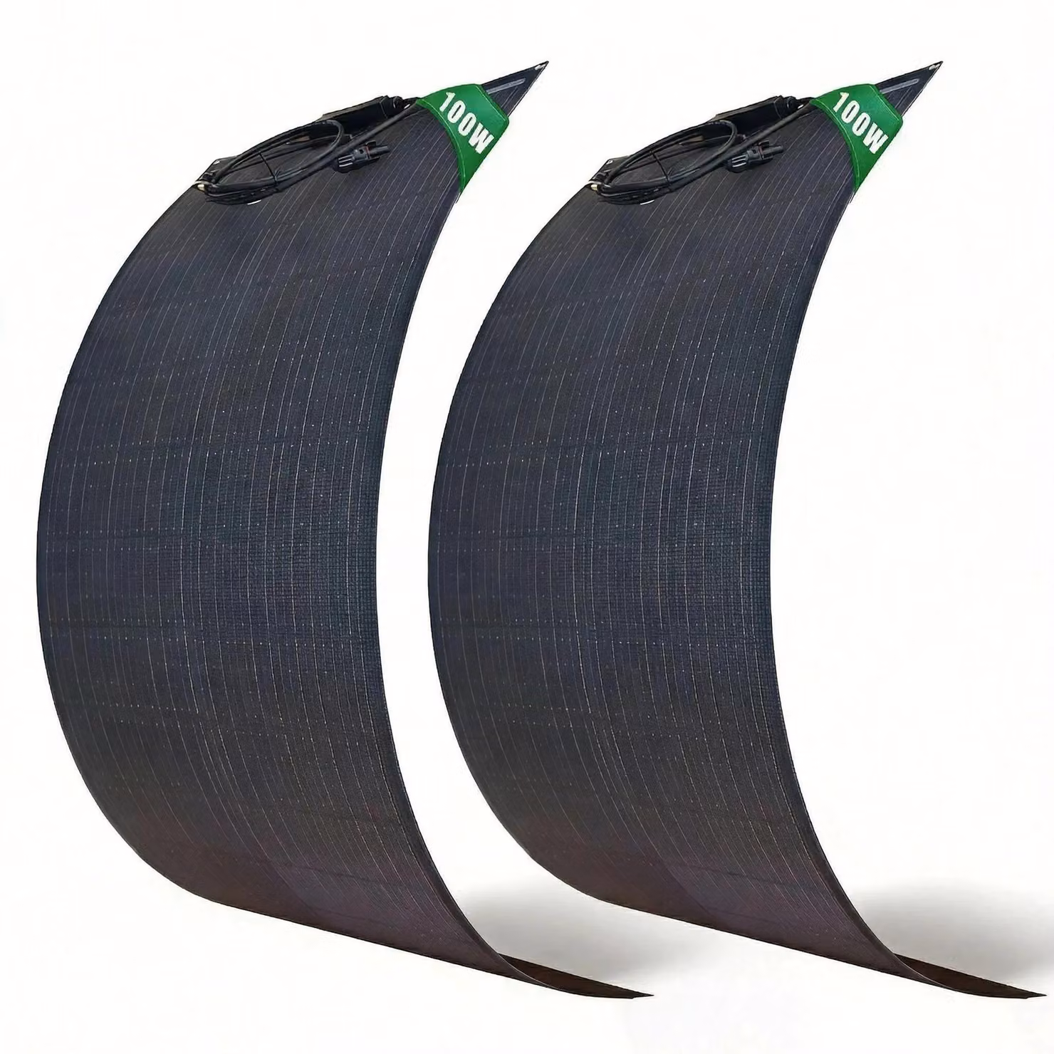 Pannelli solari, flessibili e leggeri, ad alta efficienza, confezione da 2 pannelli da 100W