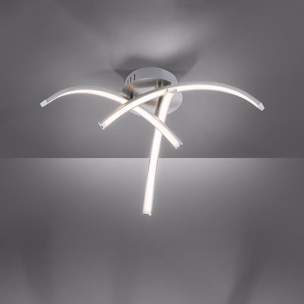 Lampada da soffitto a LED, faretto curvo, diametro 40 cm