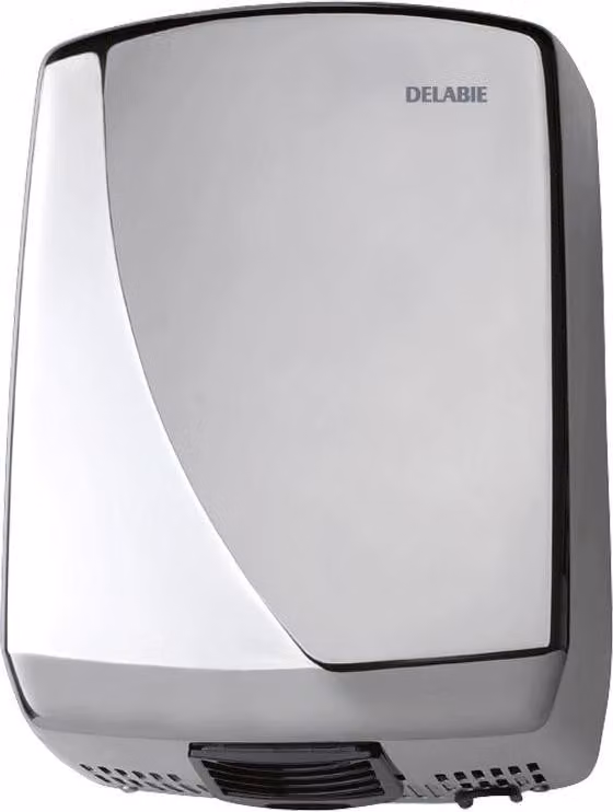 Asciugamani Delabie automatico, acciaio inox 1.4301 hgl.pol.