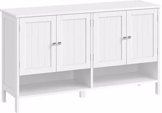 Cassettone per Scarpe - Organizzatore di Archiviazione - Ripostiglio per Scarpe - Materiale MDF - 35 cm x 120 cm x 70 cm