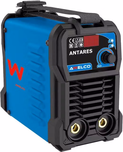 Saldatrice inverter Awelco Antares 160 MMA 160A blu