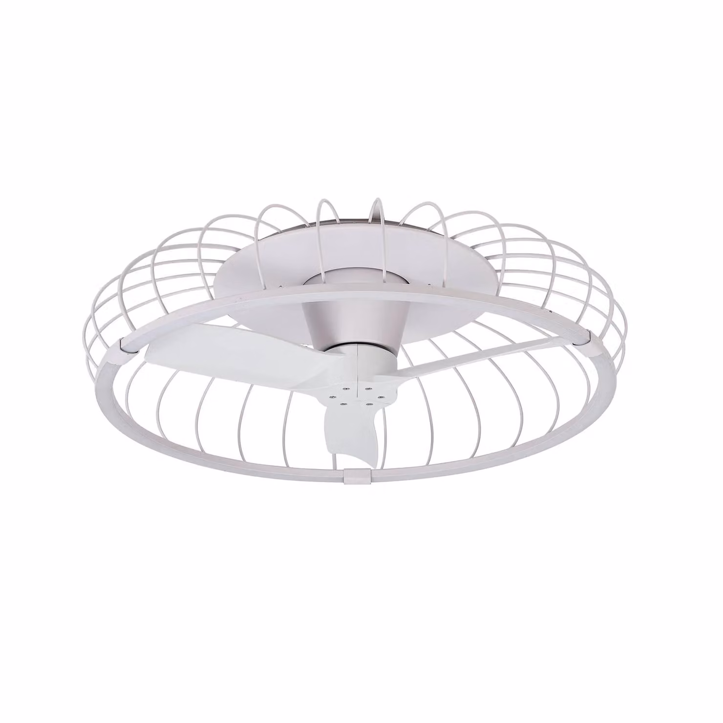 Mantra Iluminación Ventilatore da soffitto LED Nature, app CCT, bianco dimmerabile, Bianco / Opale, Soggiorno / Sala da pranzo, Plastica