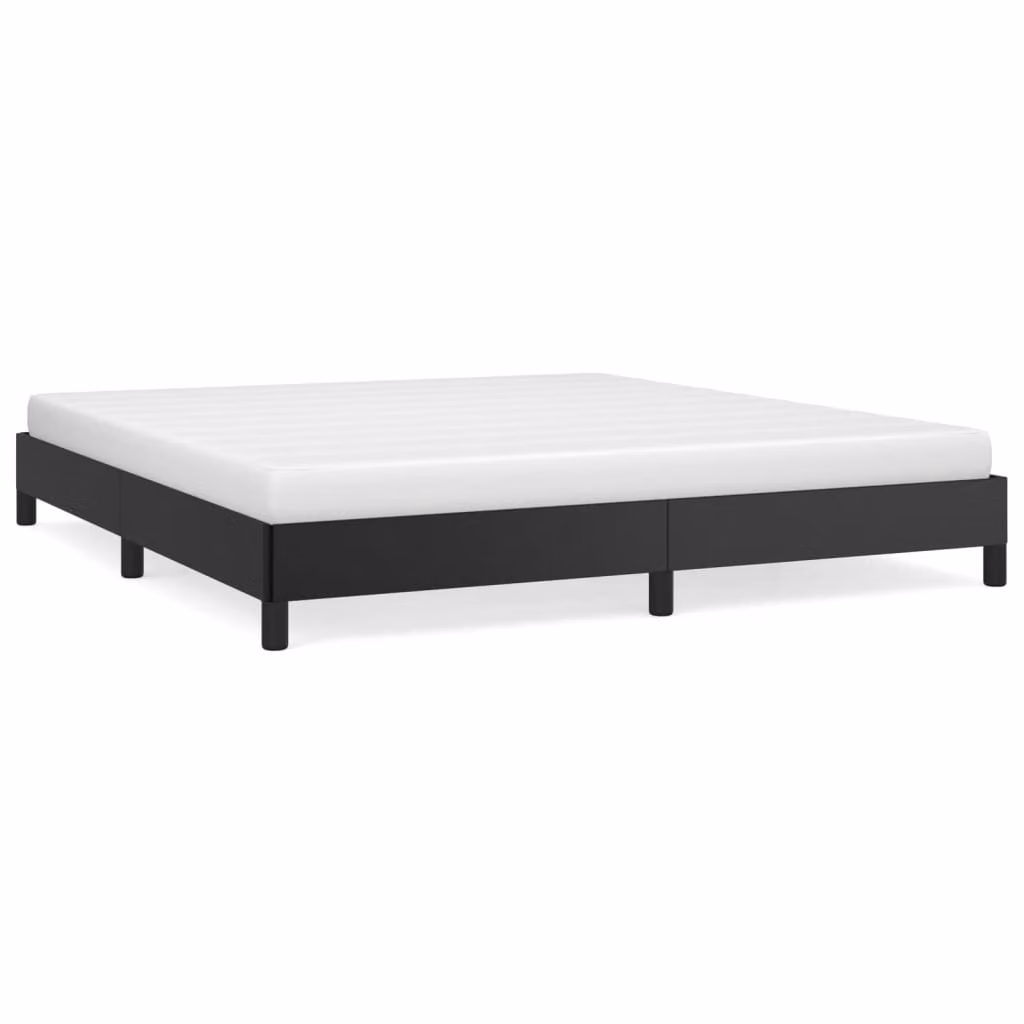 Giroletto Nero 160x200 cm in Pelle finta