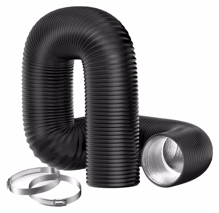 Tubo per riscaldamento ad aria a gasolio, design flessibile, maggiore durata, nero