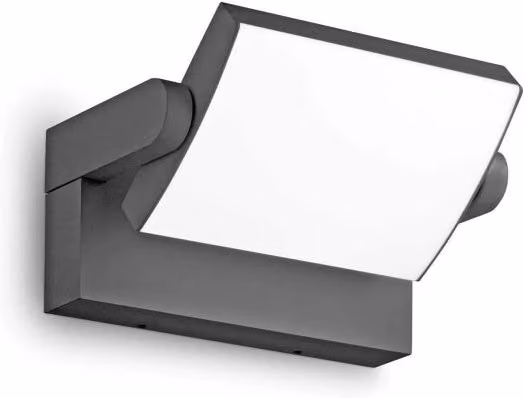 Lampada da Parete LED Swipe Ap Ideal-Lux Antracite Regolabile in Metallo