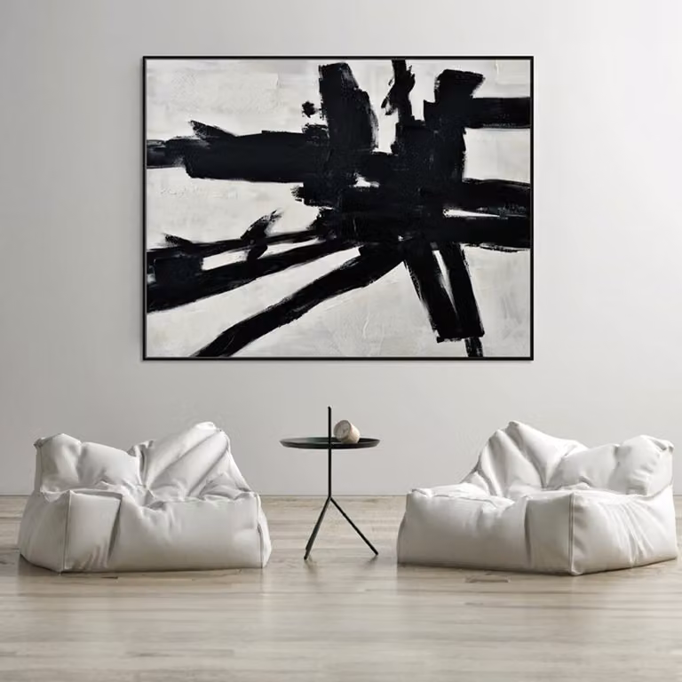 Quadro Omaggio a Kline Agave Quadri