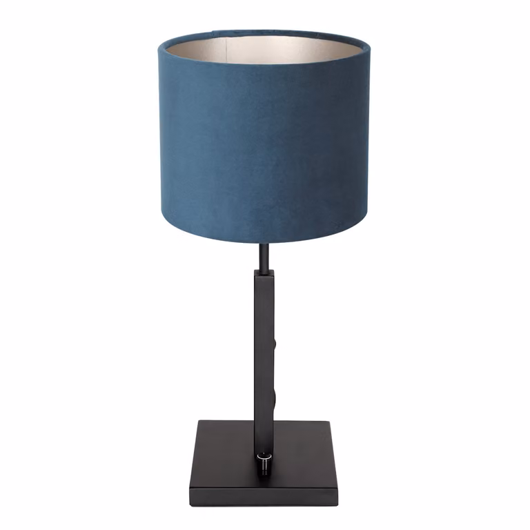 Lampada da tavolo - nero - Stang - metallo tessile - Ø 20cm - E27 - 8249ZW - Steinhauer