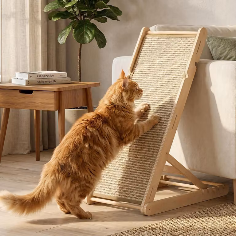 Solidchoice - Tavoletta per graffiare a forma di L per gatti, 80 cm