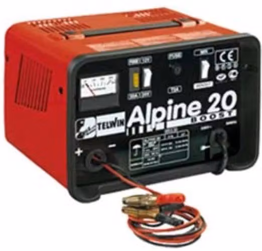 Caricabatteria Alpine 20'' Mod. 18/12A-12/24V Rosso
