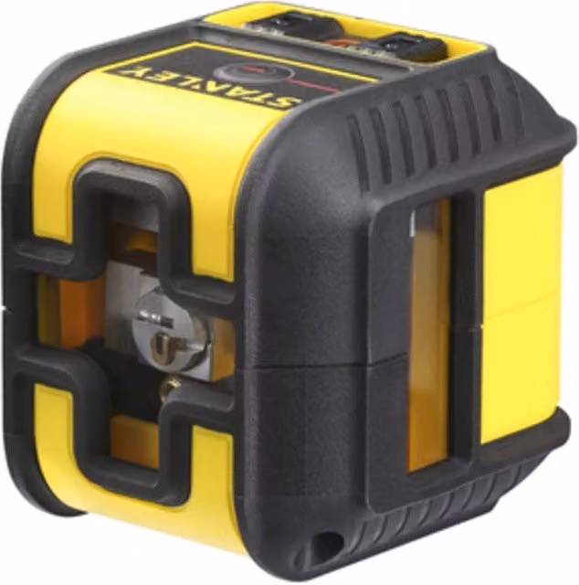 Livella Laser Stanley Cross 90 77502.1 Rosso e Giallo con Raggio di 12 m