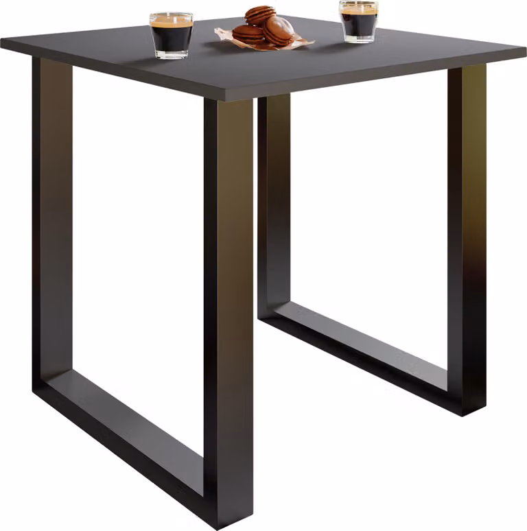 Tavolo da pranzo in legno Premium | H. 76 x W. 80 x D. 50 cm | Tavolo da cucina Tavolo da pranzo Xona U