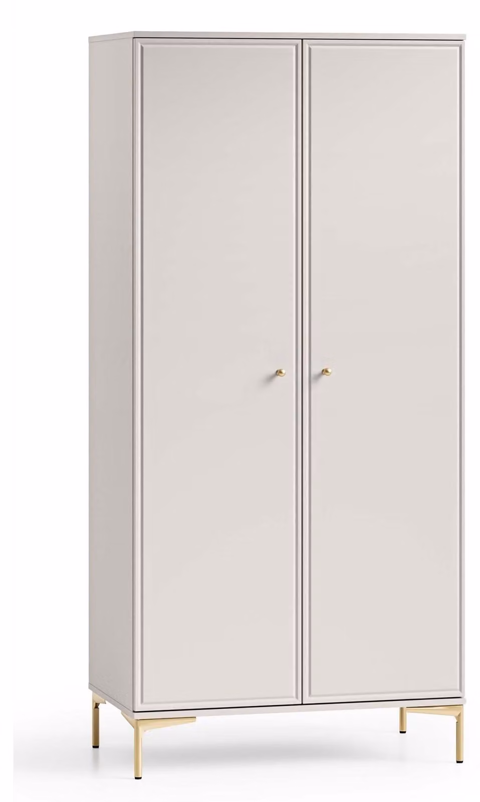 Armadio Selsey Sandro, 2 ante, color taupe, 89 cm