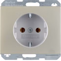 Berker 41157004 Presa SCHUKO in acciaio inossidabile Berker K.5