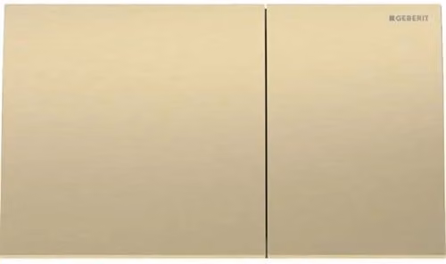 Placca di Copertura 2 Tasti Sigma 70 2023 Geberit Ottone Spazzolato Geberit