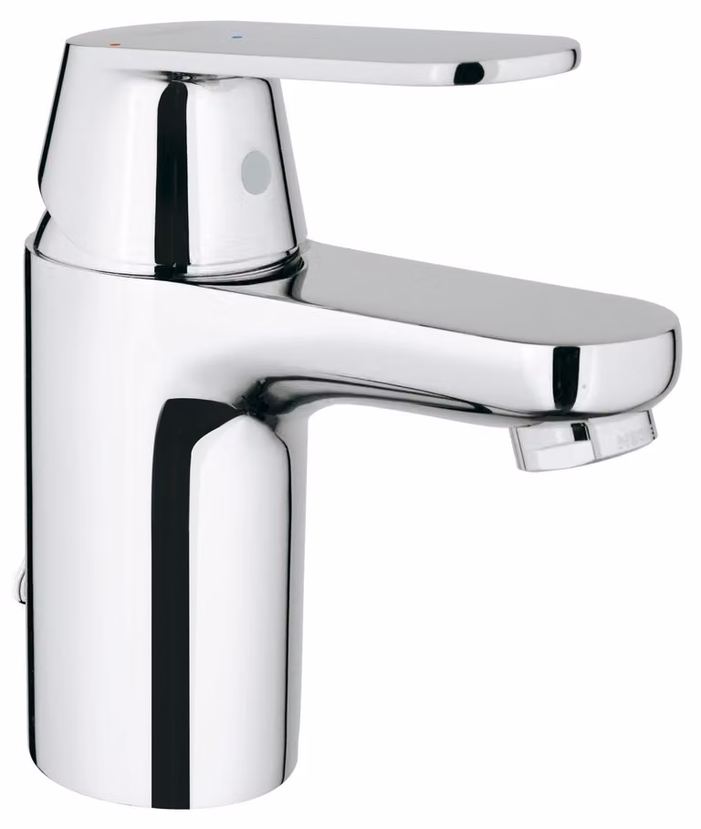 Miscelatore monocomando per lavabo, cromo, ottone, tecnologia EcoJoy, con asta di comando, modello 3282700E