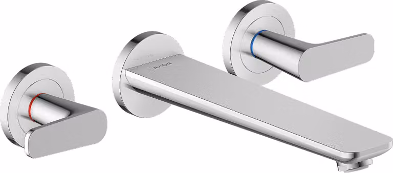 hansgrohe AXOR Citterio C Robinetterie de baignoire 3 trous encastrée pour montage mural, 1 consommateur, 49482000, 49482000