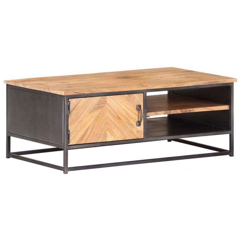 Maison Exclusive - Tavolino 90x50x35 cm in legno massello di acacia