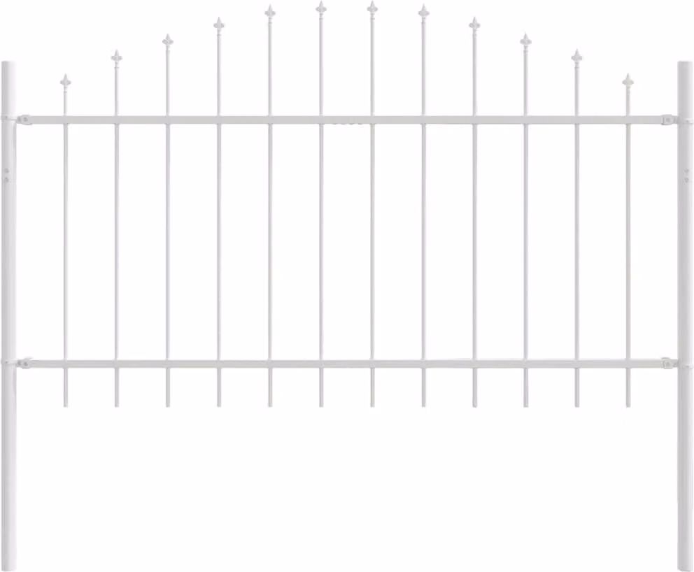 Recinzione per Giardino Woerden Bianco 170 x 140 cm