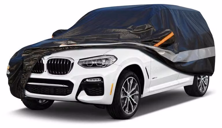 Copertura per auto, 10 strati, impermeabile e traspirante, per BMW X3 (2011-2023), colore nero