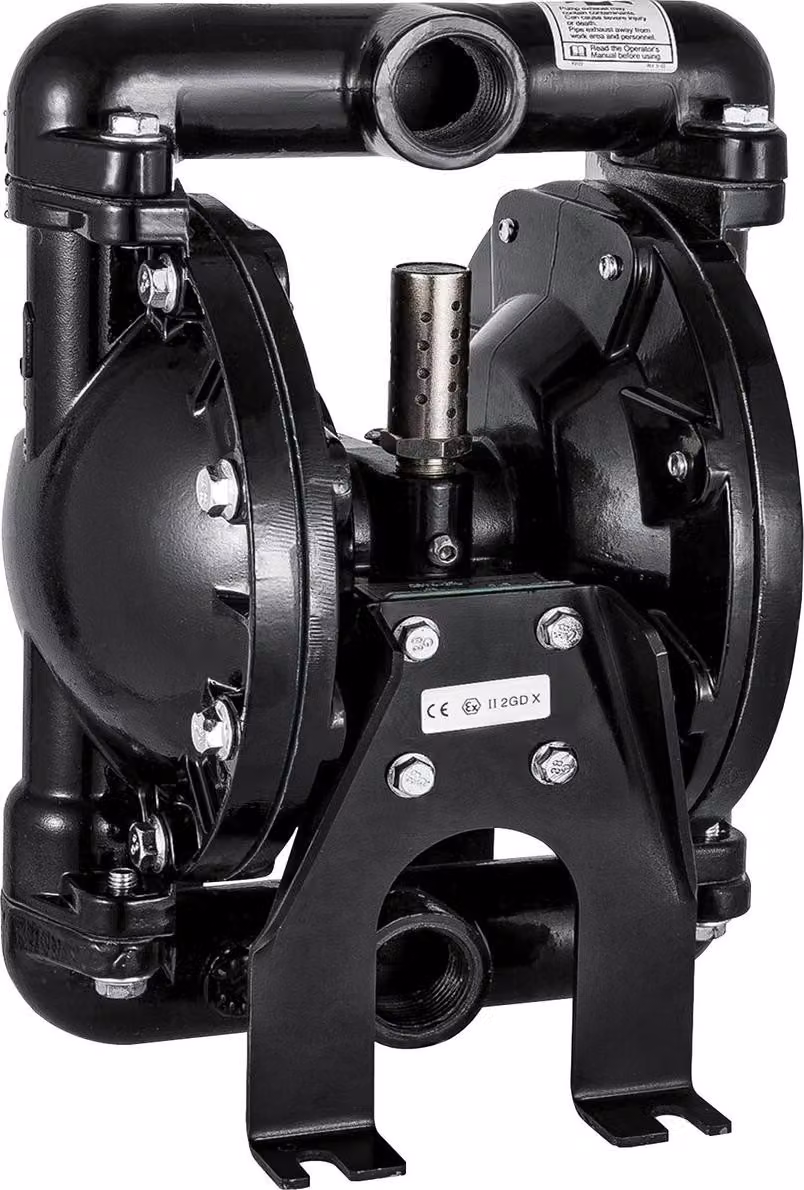Pompa pneumatica a doppia membrana QBY4-25L F46 35 GPM con ingresso e uscita da 1 pollice