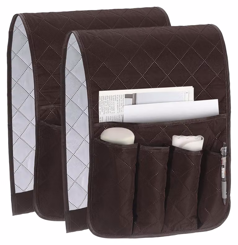 Solidchoice - 2 organizer per braccioli del divano, con 5 scomparti