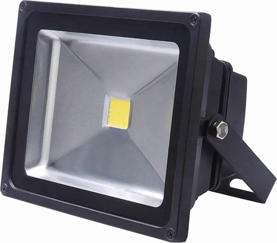 Greenmigo 50W Faretto Flooder Bianco freddo Alloggiamento in alluminio nero IP65 Impermeabile Lampada a LED Applique da parete Luce di fondo Illuminazione diffusa Lampada da giardino a LED