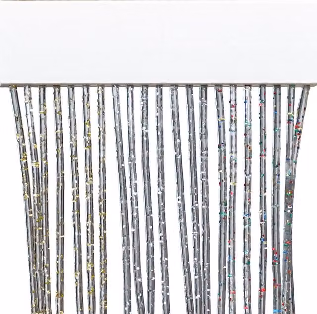 Tenda a cordoncino Brilliant Iperbriko colore argento L: 140 cm x H: 240 cm