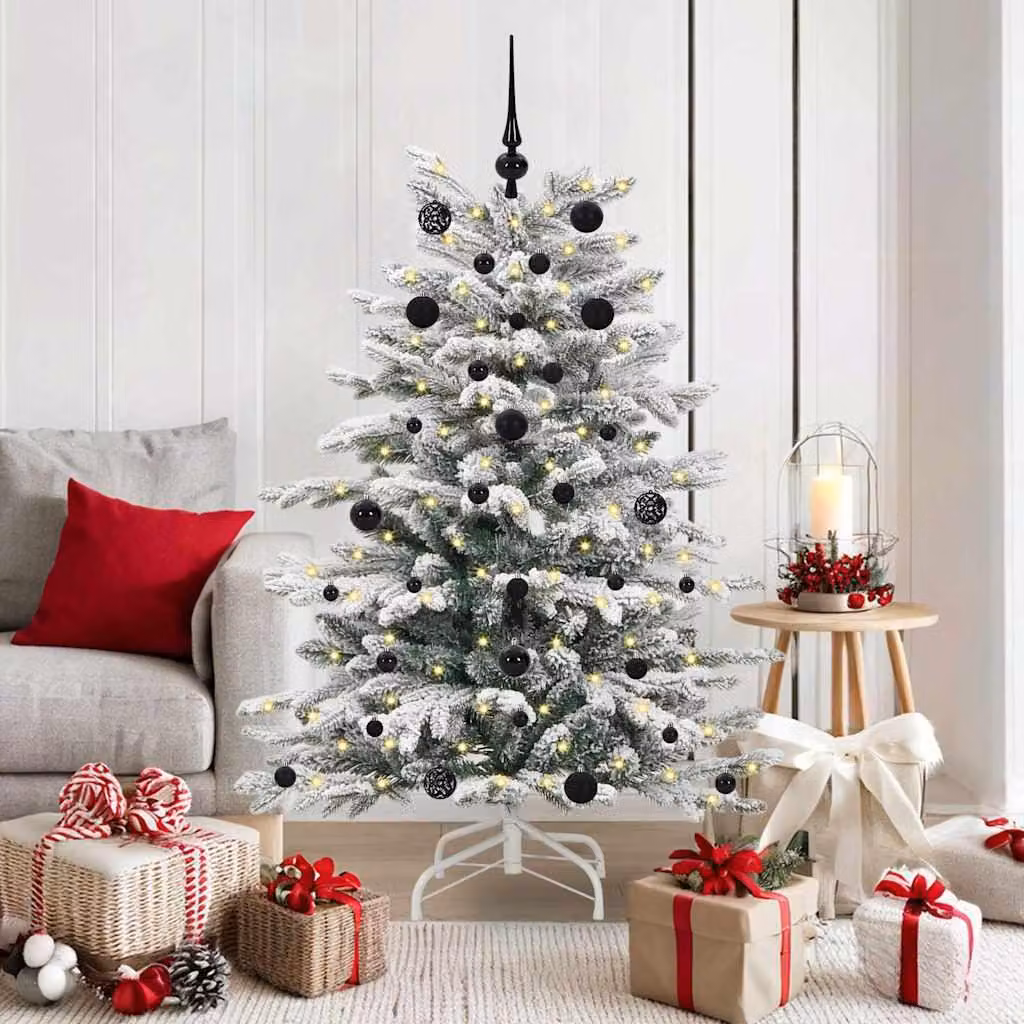 Maison Exclusive - Albero di Natale artificiale pieghevole, bianco, 150 cm, in PE e PVC