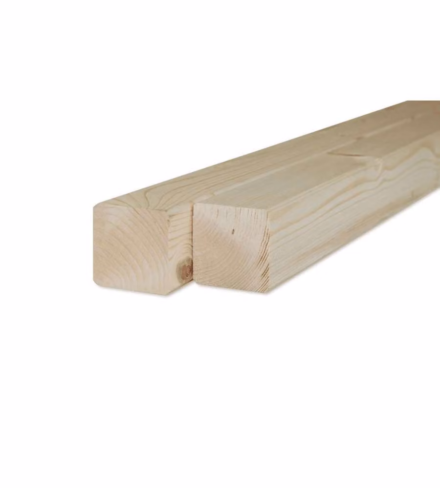Pircher Listello Abete piallato 80x80x3000 mm per bricolage e mobili