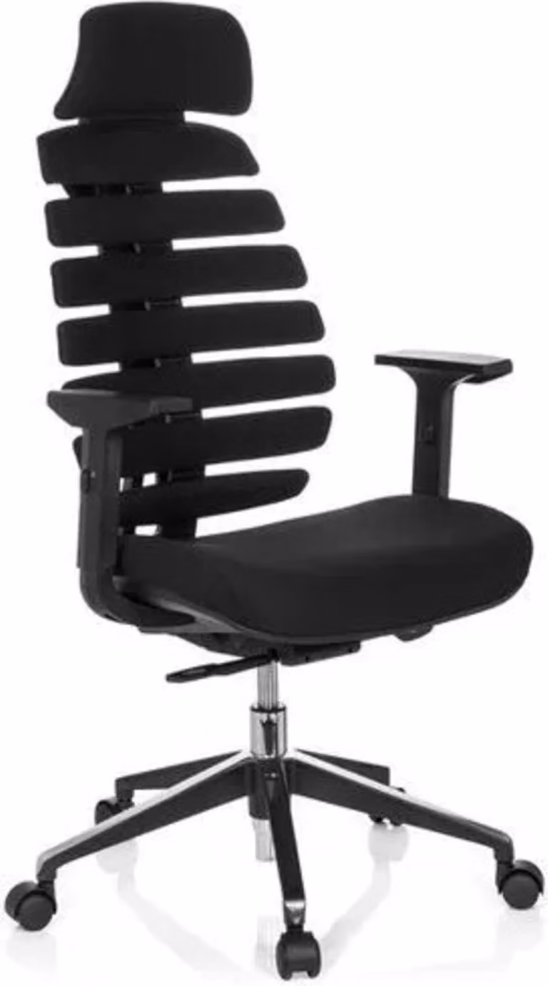 Sedia da ufficio, girevole, ERGO LINE II PRO nero