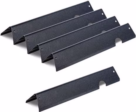 Set di 5 Barre Flavorizer VEVOR in Acciaio Smaltato Nero per Barbecue Weber Genesis II 310 315 335 340 E/S 325s ES/SX 325s E/S 335 EX/SX/EPX-335