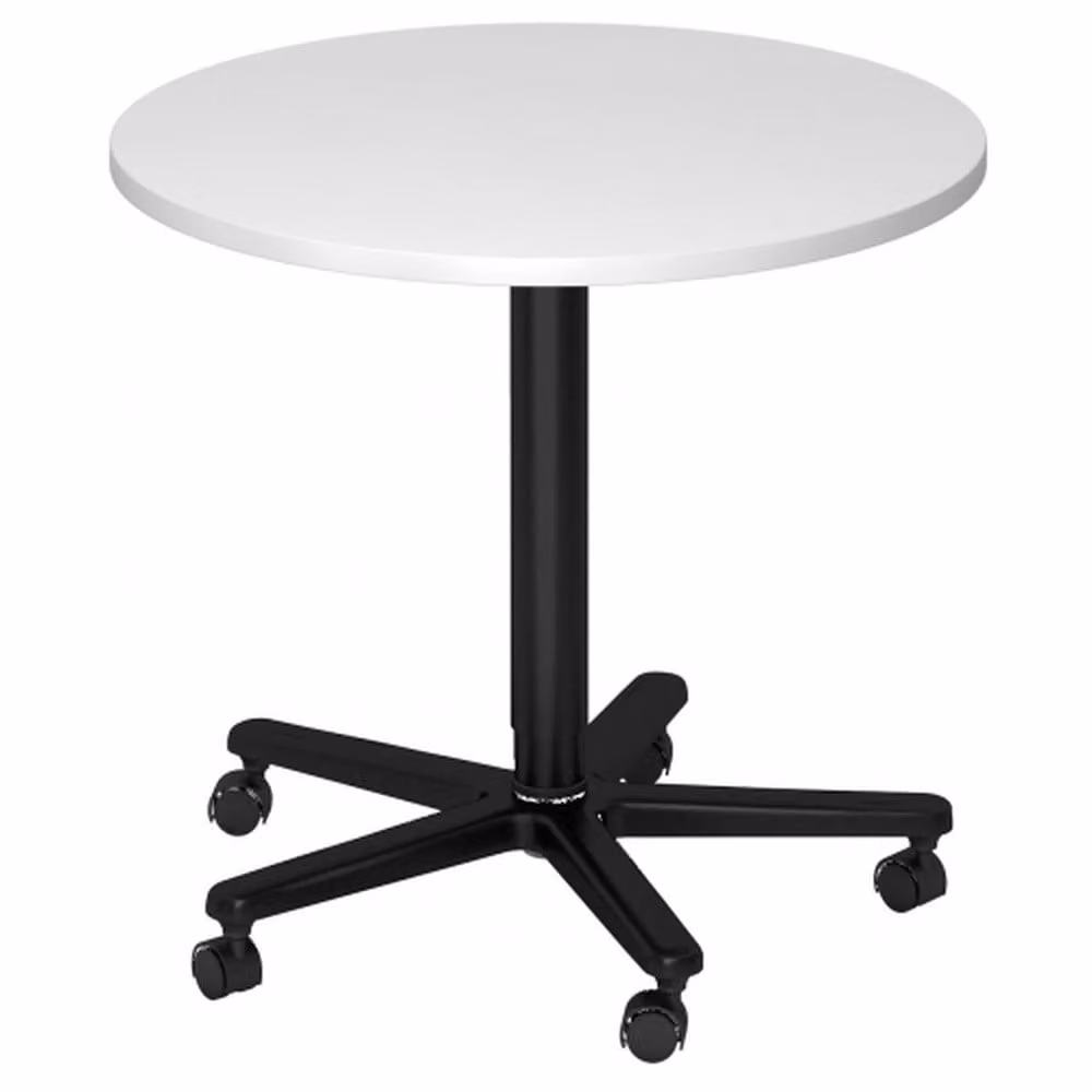 Tavolino a colonna ST08, rotondo, 80 cm
