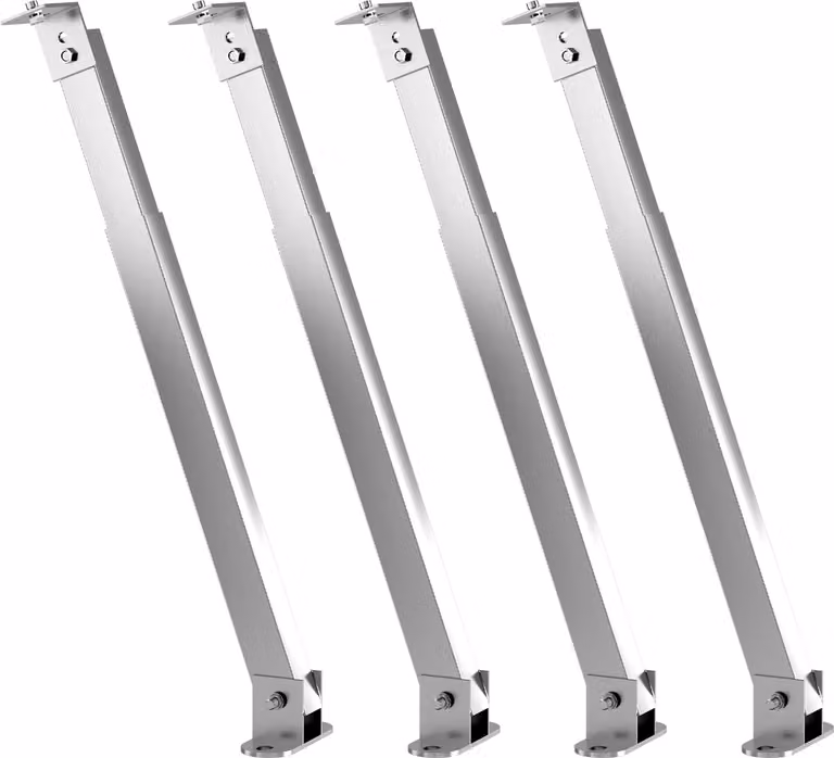 2 set di supporti per pannelli solari │ Supporto per pannelli solari │ Robusto supporto per pannelli solari │ Angolo di inclinazione regolabile