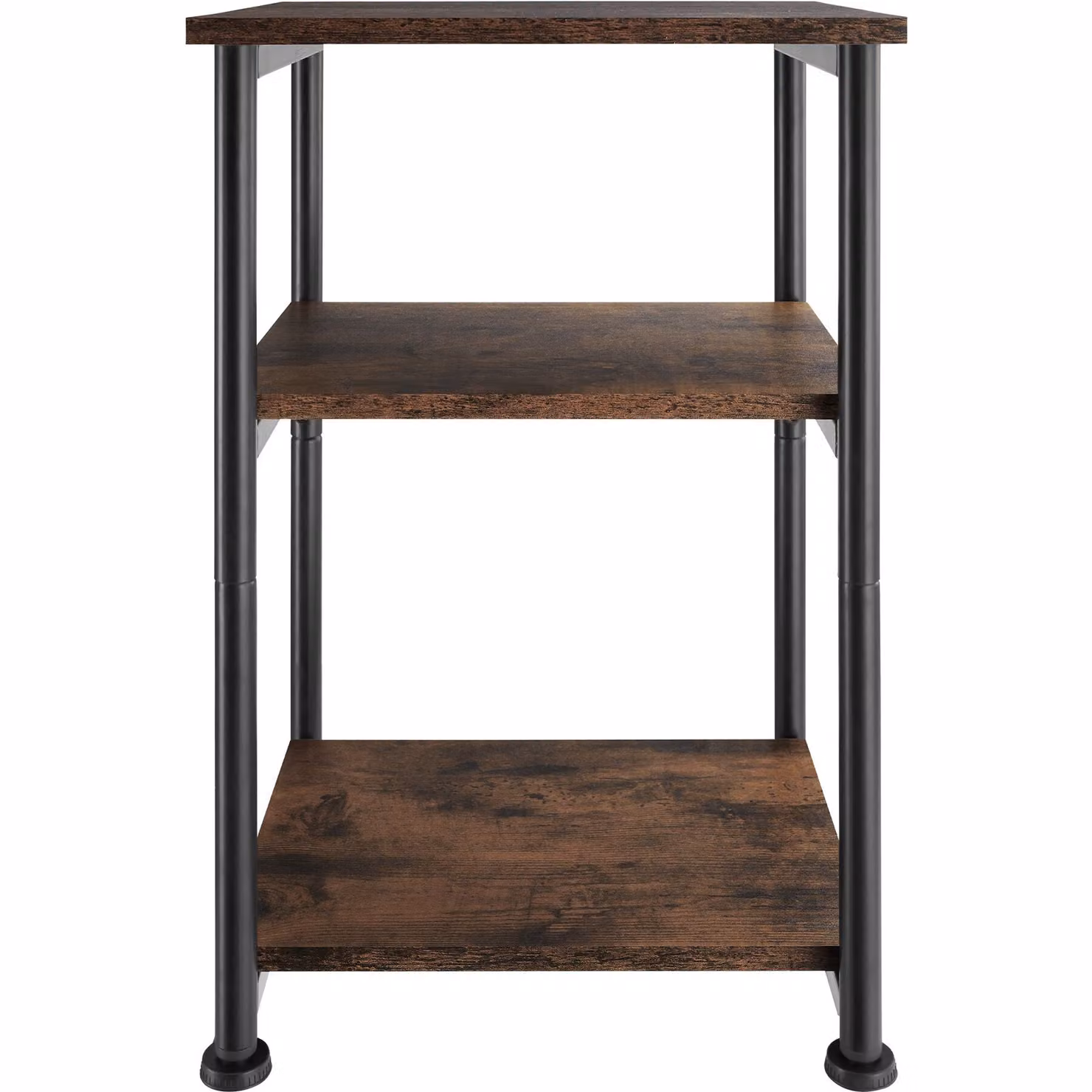 Tavolino Memphis tectake in stile industriale marrone con finitura opaca, L/P/H: 34 x 25 x 59 cm – 3