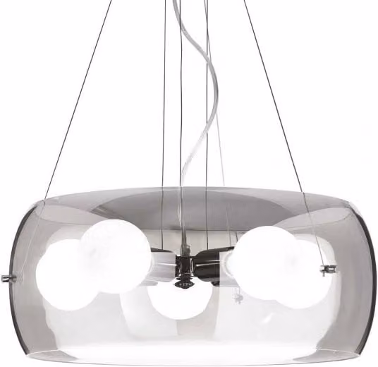 Lampada A Sospensione Audi-10 Sp5 Fume' Ideal-Lux